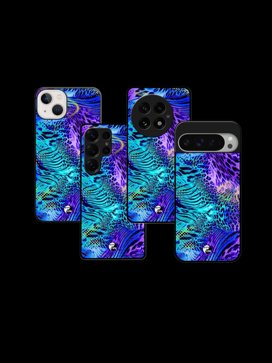 Blue Leopard Y2K Case