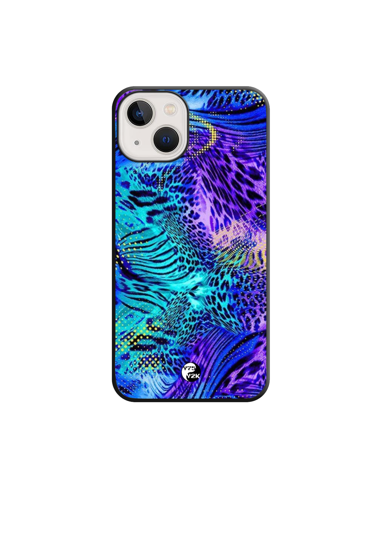 Blue Leopard Y2K Case
