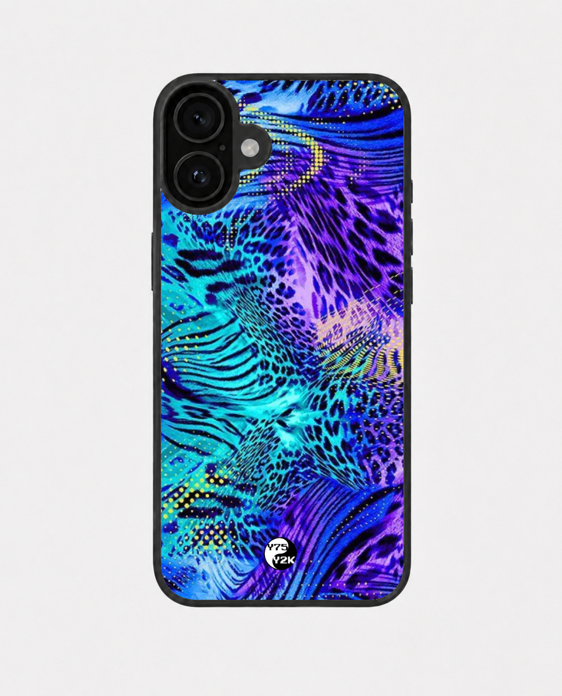 Blue Leopard Y2K Case