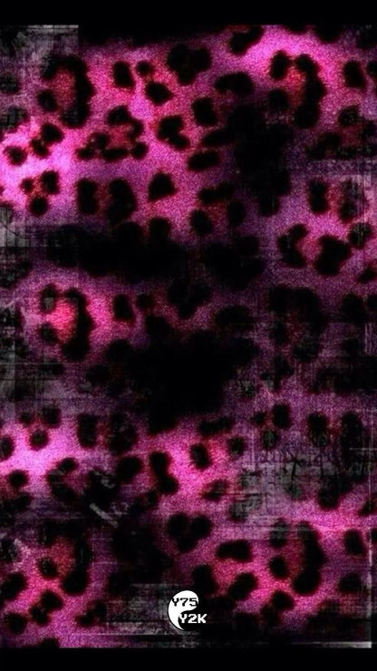 Pink Leopard Y2K Case